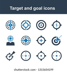 Target and goal icons