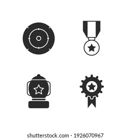 Target and Goal set icon, isolated Target and Goal set sign icon, vector illustration