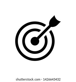 Target Goal Vector Icon Design Template