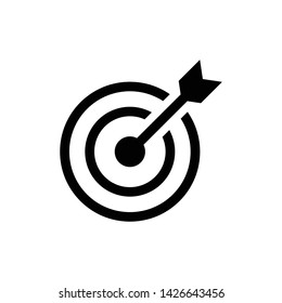 Target Goal Vector Icon Design Template