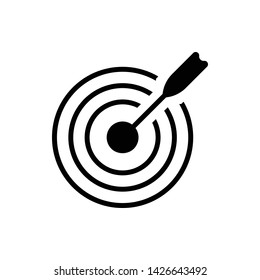 Target Goal Vector Icon Design Template