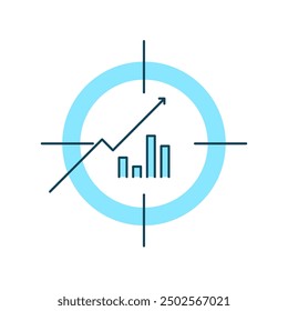 Target Goals for Productivity Icon