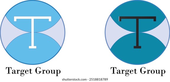 Target goup logo design in adobe illustrator