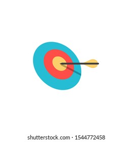 Target graphic design template vector isolated illustration