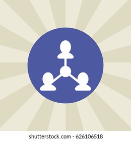 target group icon. sign design. background