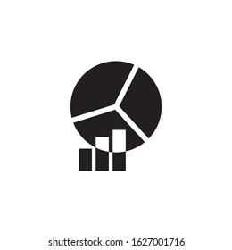 Target growth logo template vector icon design