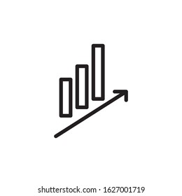 Target growth logo template vector icon design