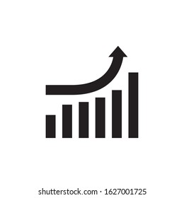 Target growth logo template vector icon design