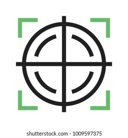 Target, gun, circle