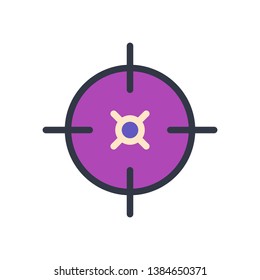 Target of gun vector icon