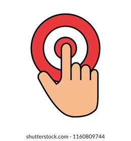 target with hand indexing