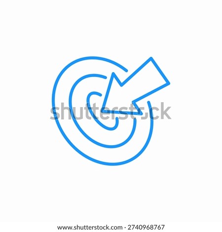 target hit icon sign vector