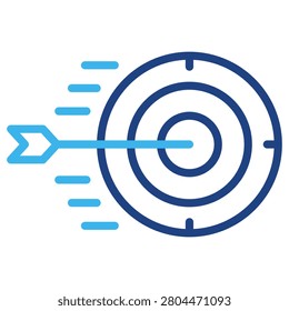 Target Horizon Icon Element For Design