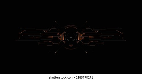 Target HUD for the game screen, Futuristic design elements. HUD focus elements. Sci-fi design. FUI collection, Military collimator sight, Vector HUD set