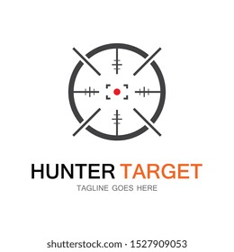 Target Hunter icon illustration deign template symbol