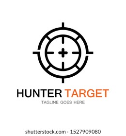 Target Hunter icon illustration deign template symbol