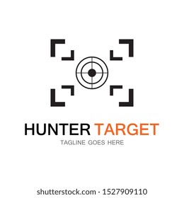 Target Hunter icon illustration deign template symbol