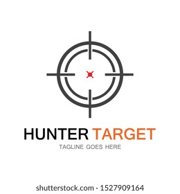 Target Hunter icon illustration deign template symbol