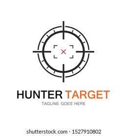 Target Hunter icon vector illustration Template design