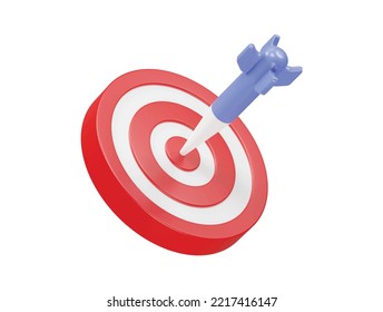 Zielsymbol 3D-Vektorgrafik