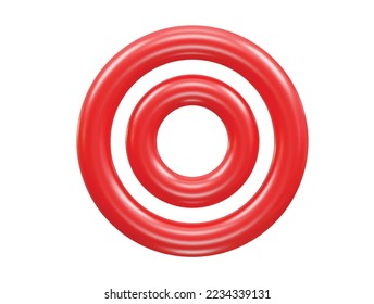 Icono de destino Ilustración 3d