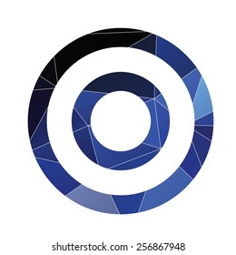 target icon Abstract Triangle Geometrical background 