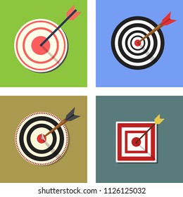 Target Icon. Aim Symbol For Web Site Design, Logo, App, UI. Vector Illustration, EPS10