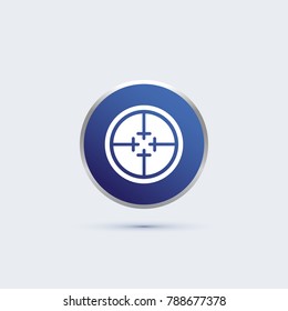 target icon. army sign