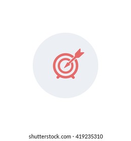 Target icon with an arrow.