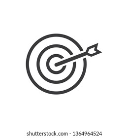 target icon arrow symbol - Vector
