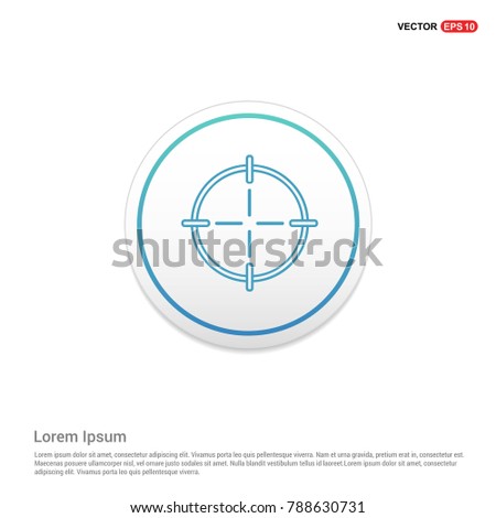 Target Icon Background icon template