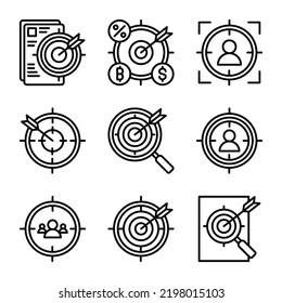 target icon black outline vector