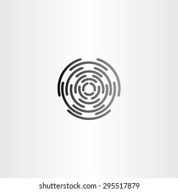target icon black symbol design element
