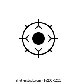 target icon black and white