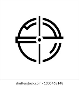 Target Icon, Target Board Vector Art Illustration