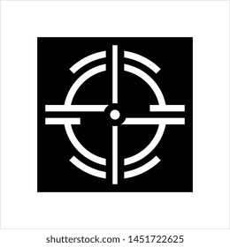 Target Icon, Target Board Vector Art Illustration