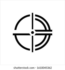 Target Icon, Target Board Vector Art Illustration