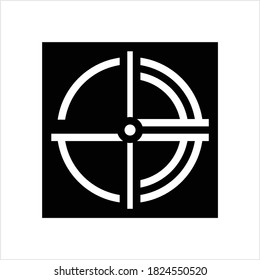 Target Icon, Target Board Vector Art Illustration