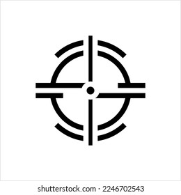 Icono de destino, Ilustración de imágenes vectoriales de la placa de destino