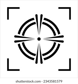 Icono de destino, Ilustración de imágenes vectoriales de la placa de destino