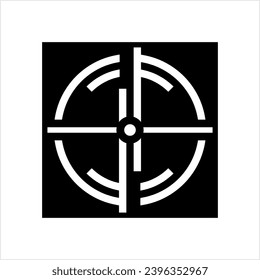 Target Icon, Target Board Vector Art Illustration