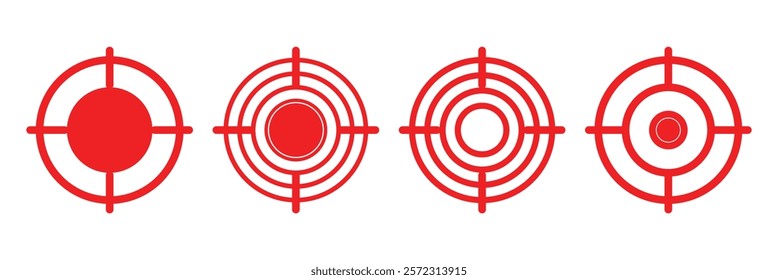 Target icon. Bullseye Icon Ideal for Target and Accuracy Themes. Eps 10.