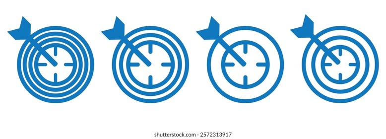 Target icon. Bullseye Icon Ideal for Target and Accuracy Themes. Eps 10.