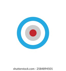 target icon. bullseye target vector symbol