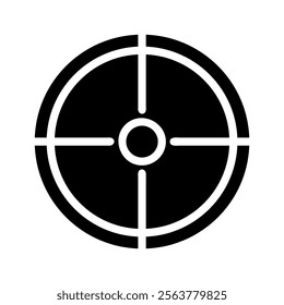 Target icon. Concept of aim, goal, and focus.