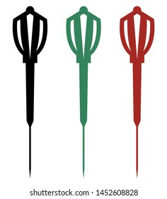 Target Icon | Dart Vector Illustration Silhouette