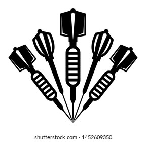 Target Icon | Dart Vector Illustration Silhouette