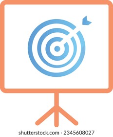 Target icon: "Depicting focus, aim, and precision, signifying the pursuit of goals and objectives.