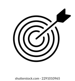 Target icon. Design can use for web and mobile app. Vector illustration