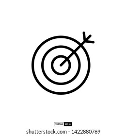 Target icon, design inspiration vector template for web design or mobile app